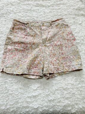 Gloria Vanderbilt Amanda Shorts 10 Floral Coastal Romantic Cottage